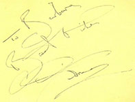 Sabrina's Autograph
