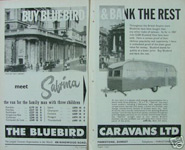 Sabrina sells the Bluebird caravan 1957